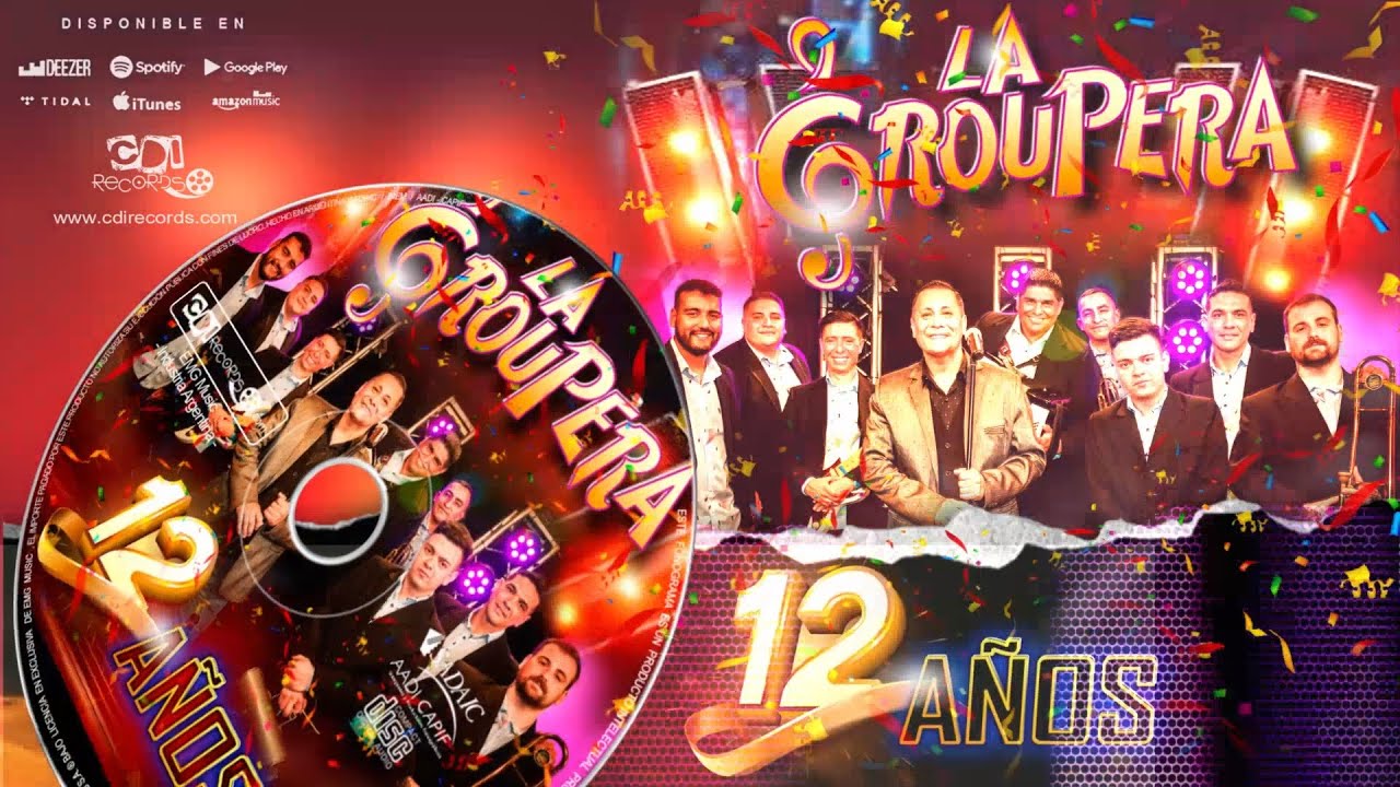 Enganchados - LA GROUPERA 2022 (CD 12 Años)