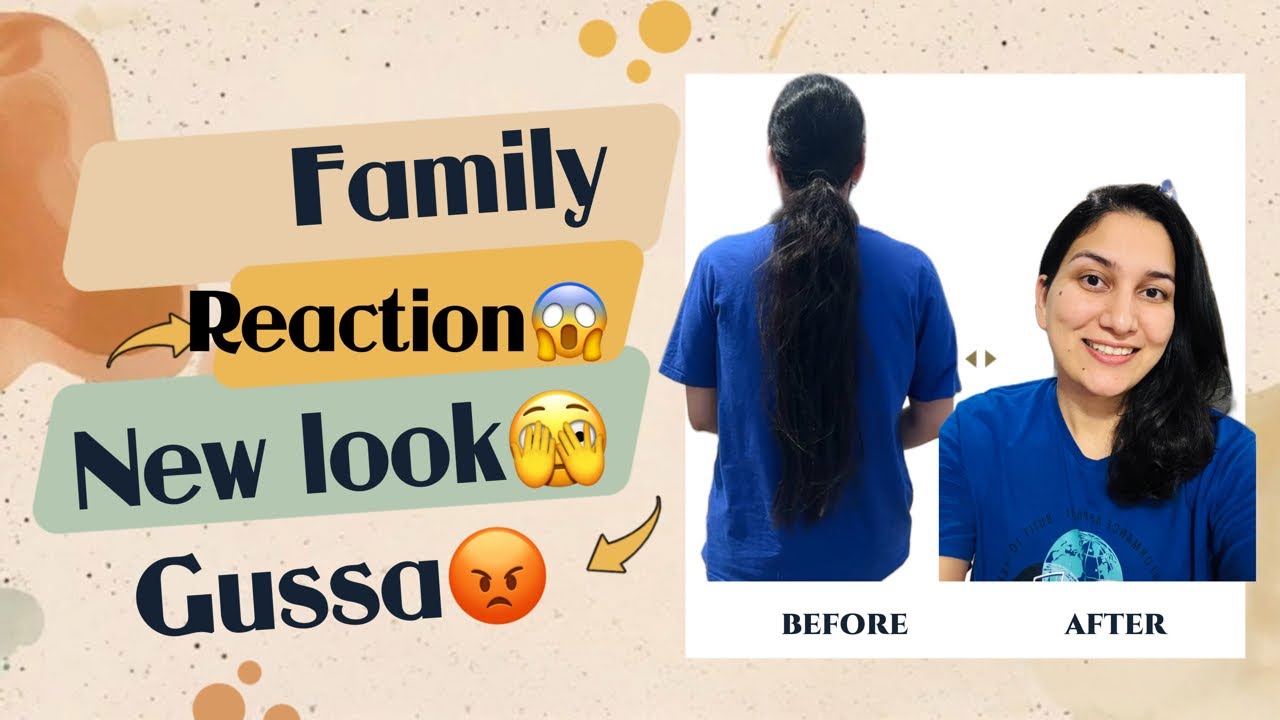 Family reaction on hair cut😱| Sab gussa ho gaye😡| Apko kaisa laga new look🤓| Life in Canada🇨🇦