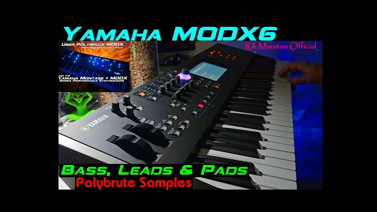 Yamaha MODX6 Polybrute Samples Bass Leads Pads Synthesizer Rik Marston