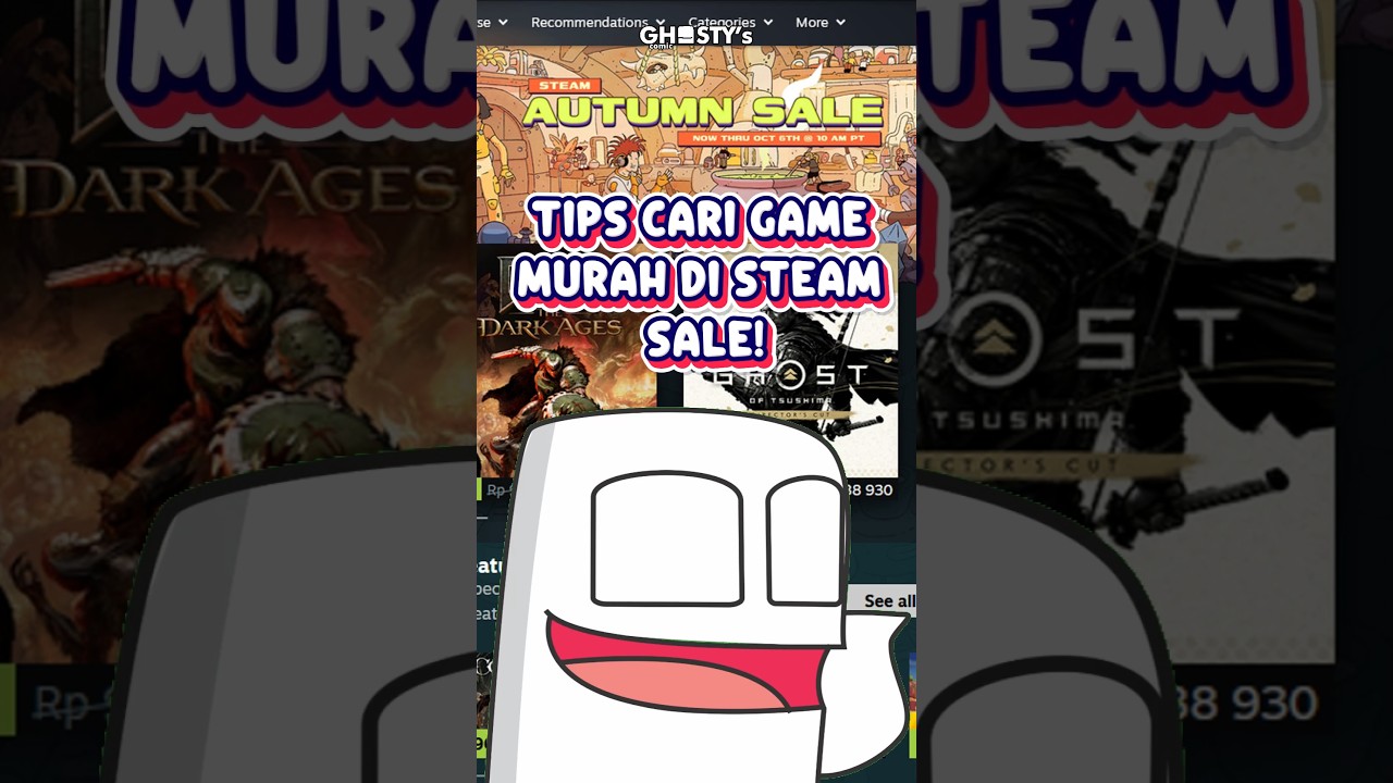 Cara nemu diskon game Steam Sale maksimal #gaming
