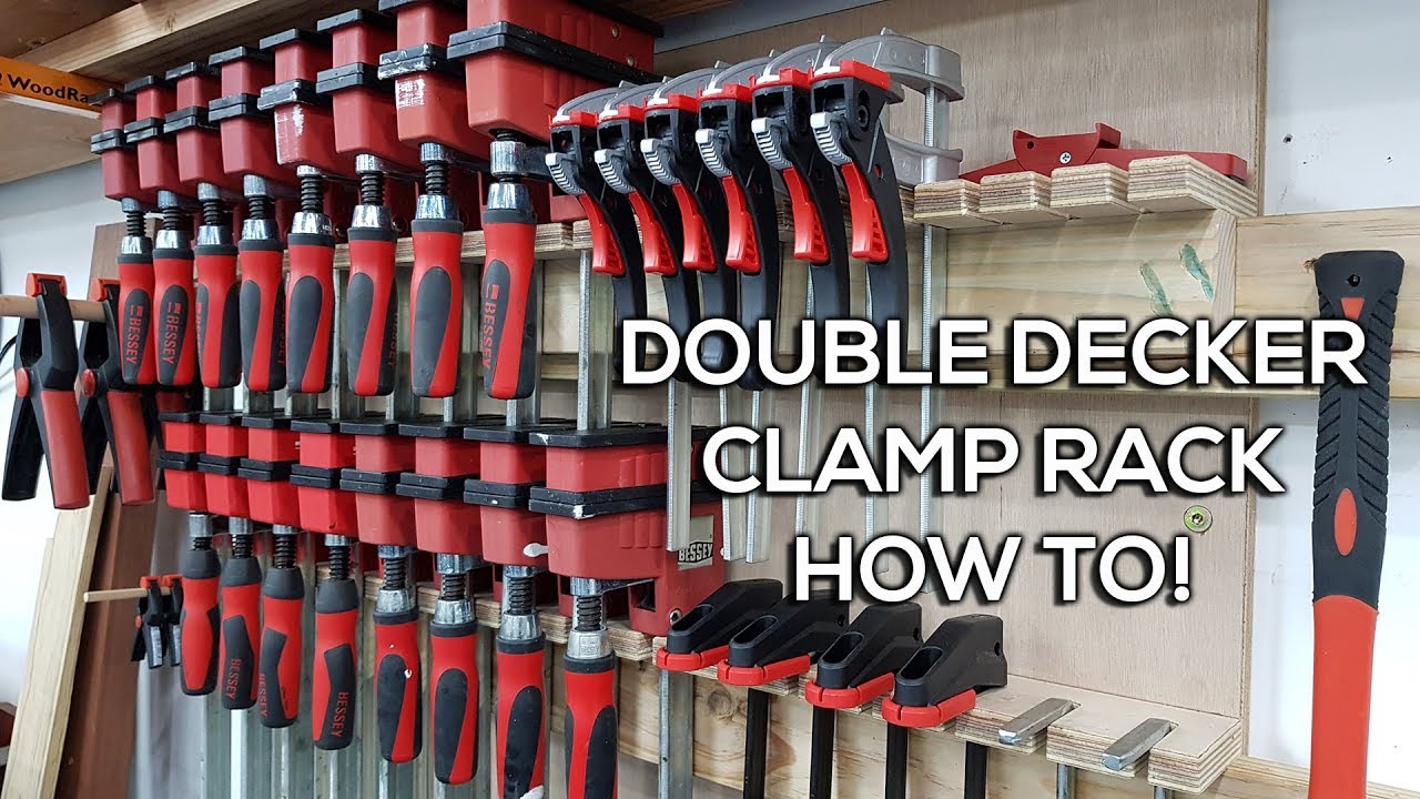 DOUBLE DECKER CLAMP RACK DAVID STANTON EASY WOODWORKING