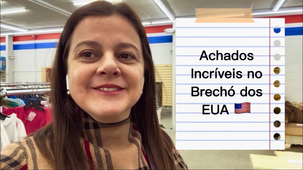 Achados incríveis no brechó dos Estados Unidos 🇺🇸😱