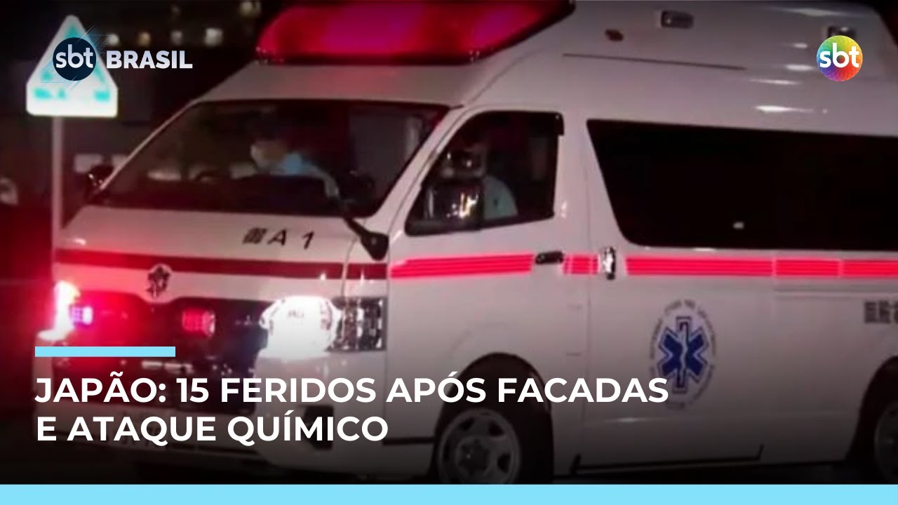 Ataque com faca deixa 15 feridos em f&aacute;brica no Jap&atilde;o | #SBTBrasil