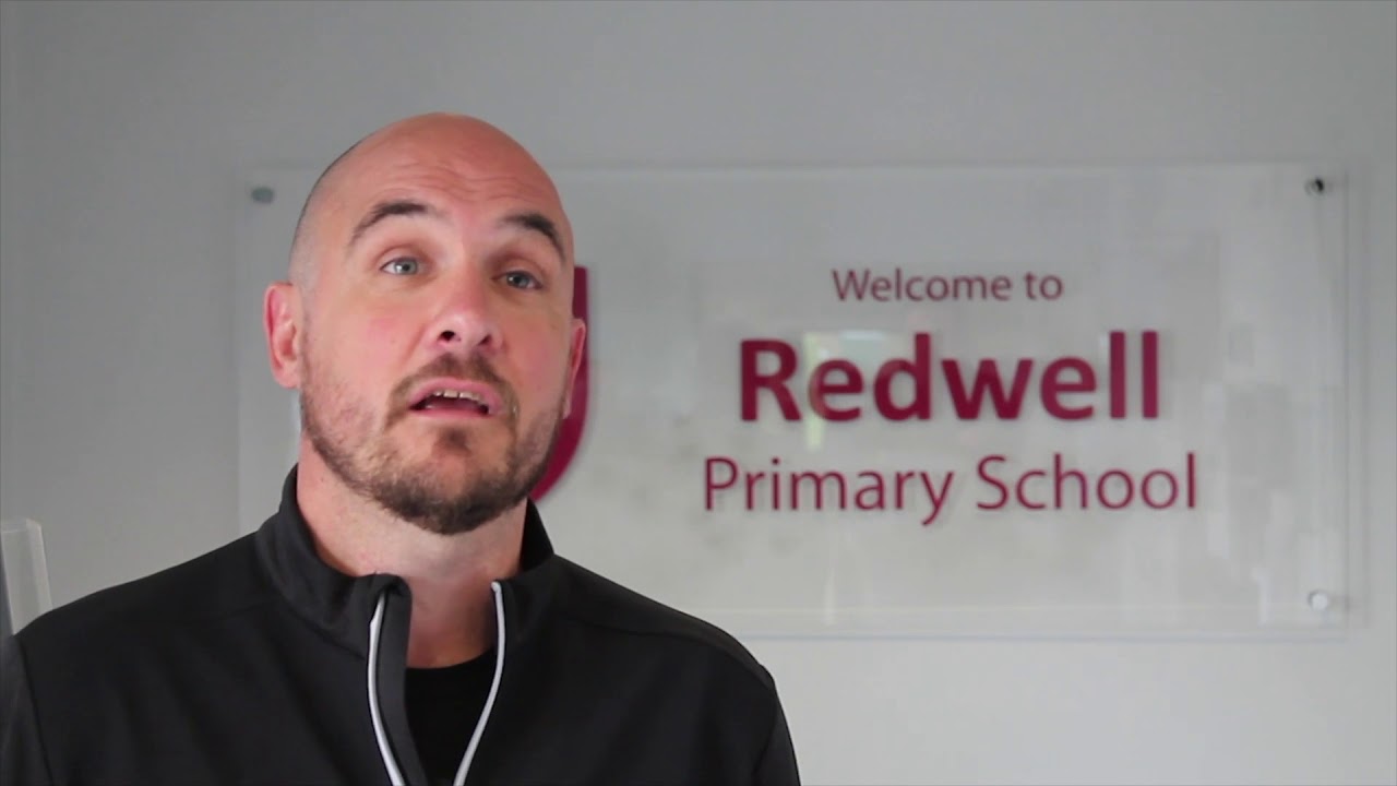 Kelly Smith, MBE makes a visit to Redwell Primary School in Wellingborough.