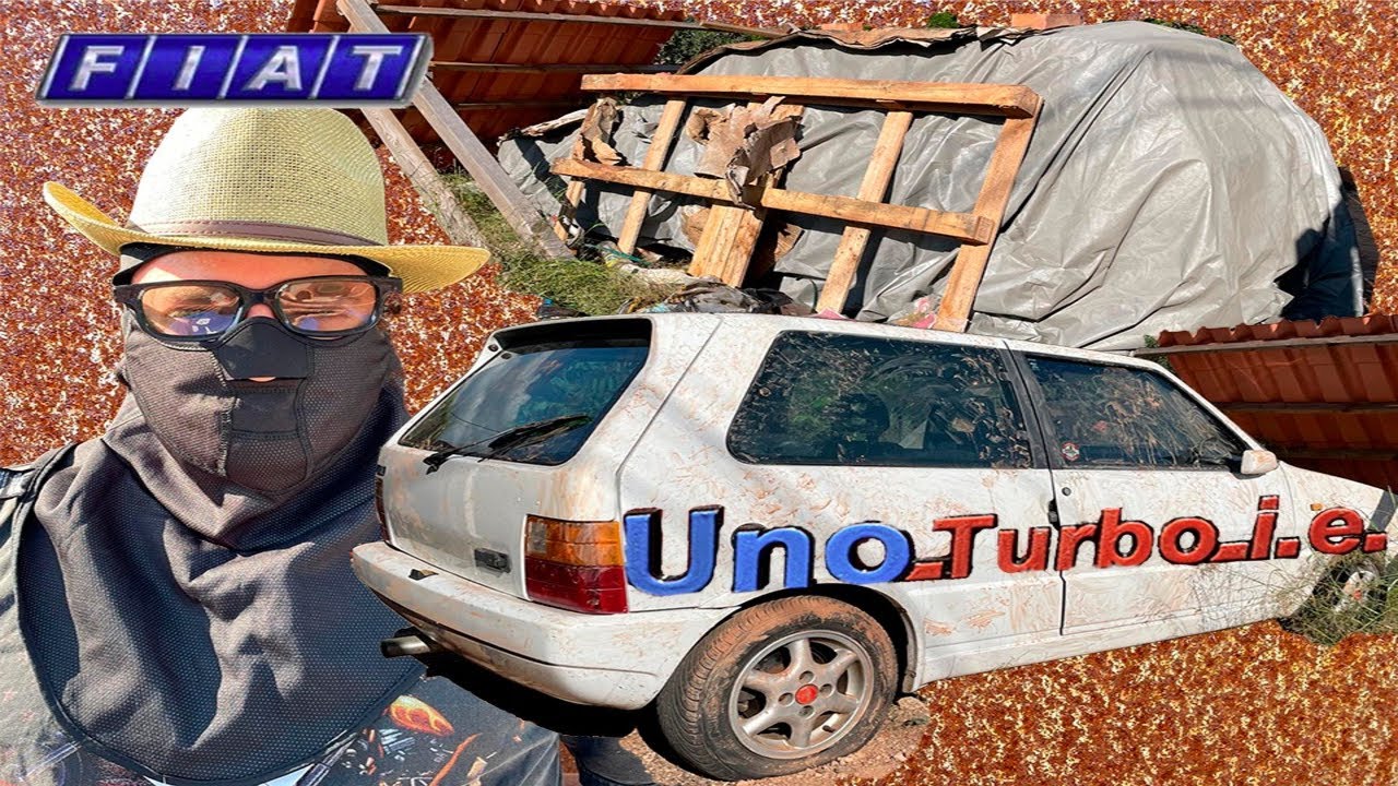 Arrancará este Fiat Uno Turbo i.e abandonado en el campo después de 7 años 😂 😱#fiatuno