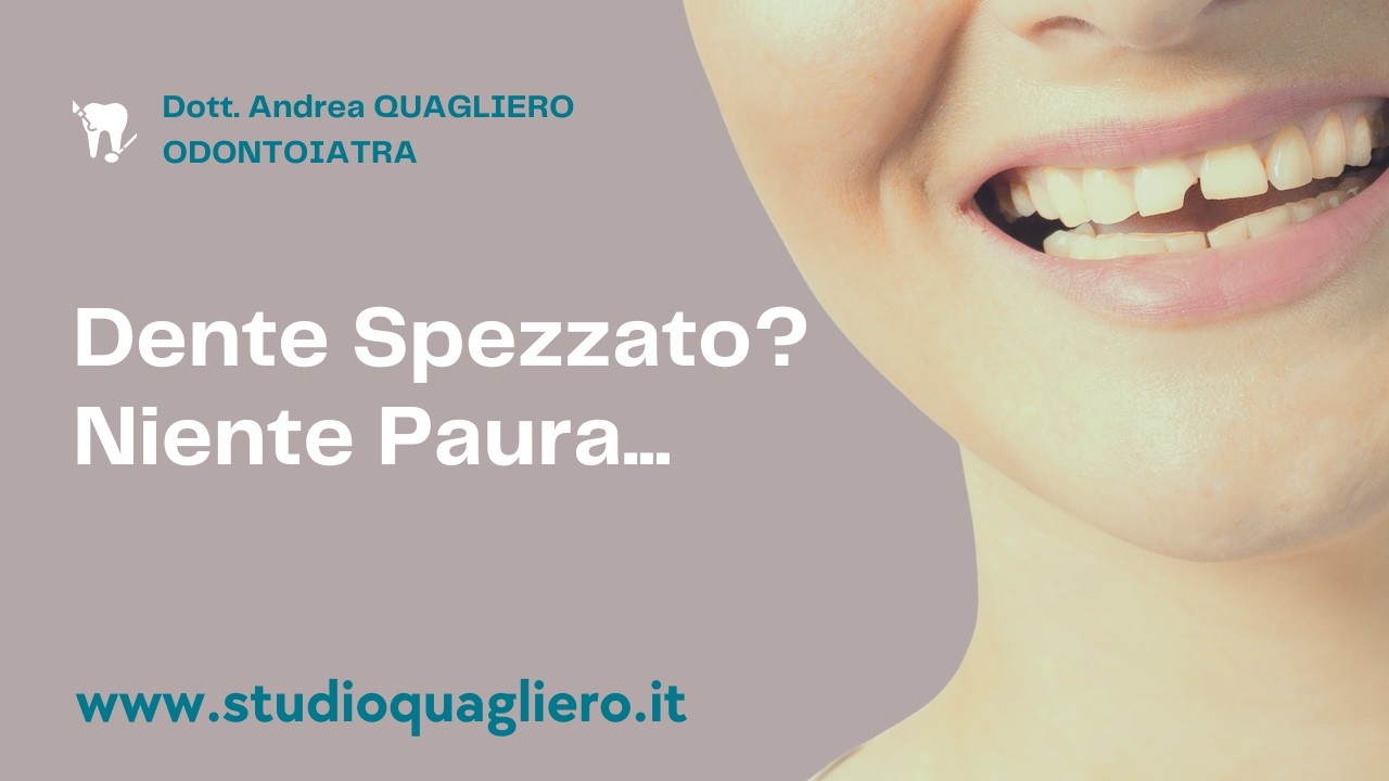 Cosa fare con un dente spezzato? Niente paura si può rimediare... ma intervieni subito...