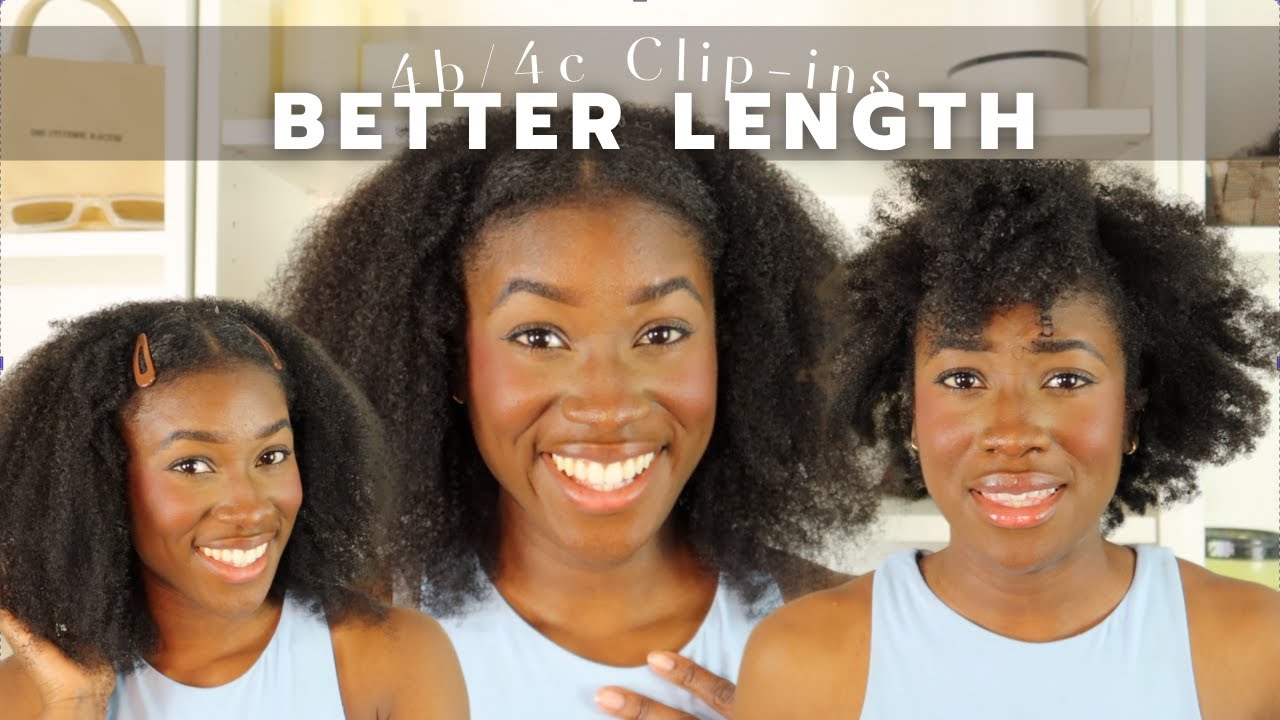 Natural 4b/4c Clip in Hair Extensions | Betterlength Hair