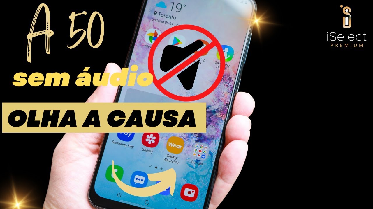 SAMSUNG A50 SEM ÁUDIO - OLHA O QUE ENCONTREI!