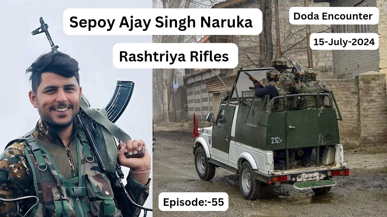 indian Army Brave Soldier Sepoy Ajay Singh Naruka 💐🇮🇳| Doda Terrorist Encounter| Rashtriya Rifles⚔️