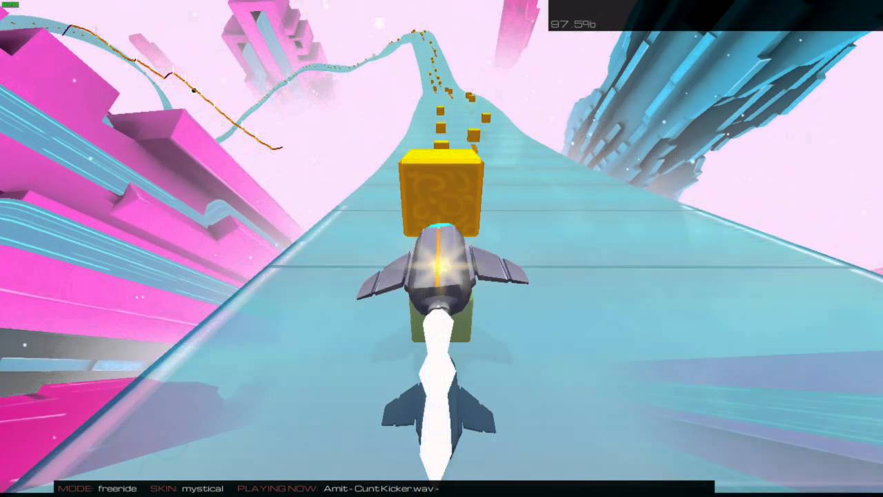 Audiosurf 2 | Amit - Cunt Kicker [HD]