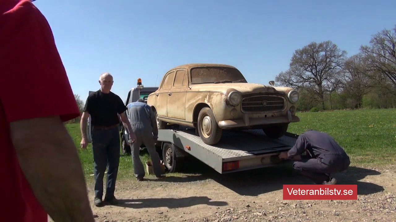 Veteranbilstv.se #46 Swedish Barn find - Peugeot 403