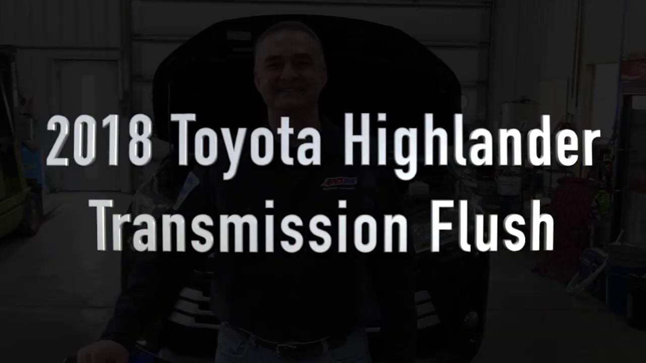 Промывка трансмиссии Toyota Highlander 2018 года