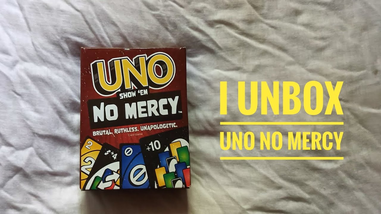 I unbox Uno no mercy 😱😱