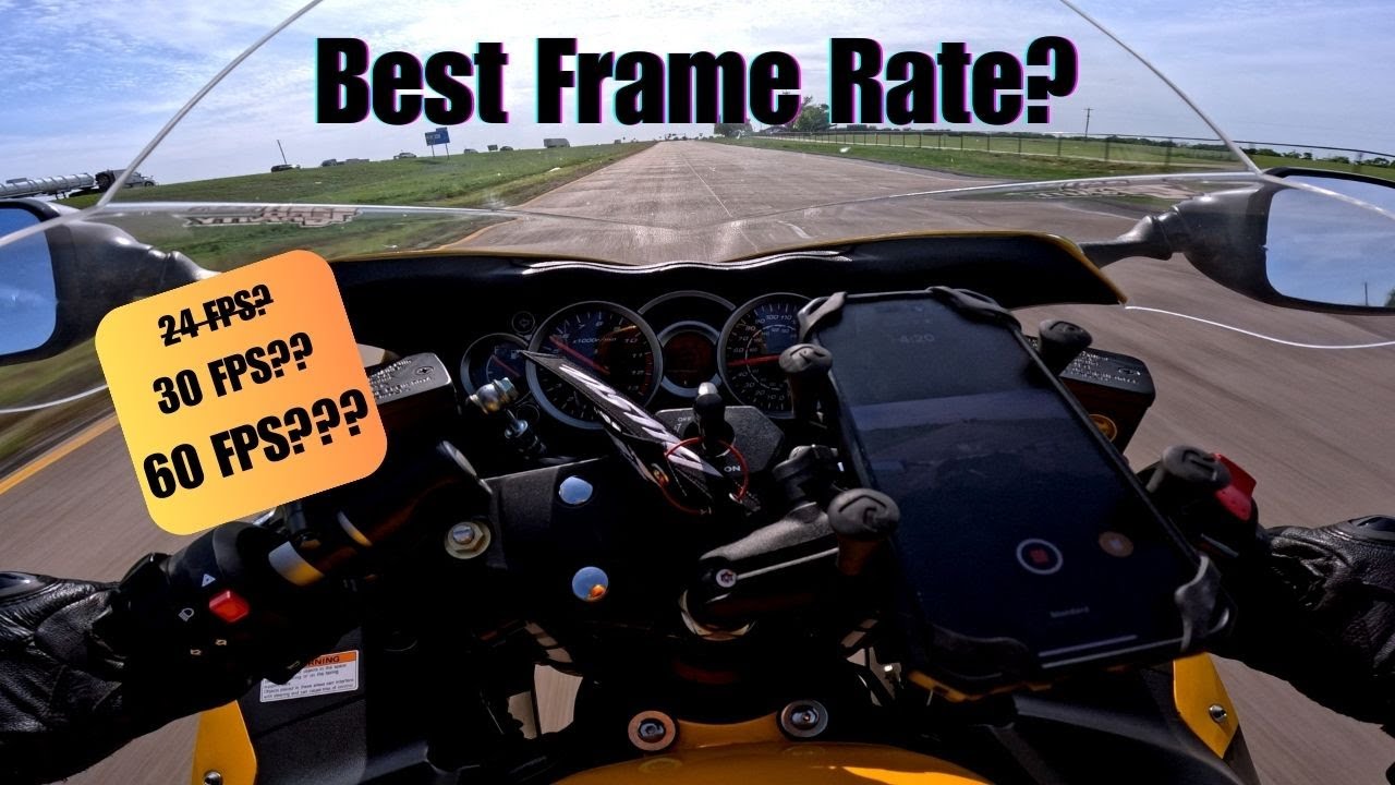 Best Frame Rates for Motorcycle Videos – 24fps vs 30fps vs 60fps Comparison