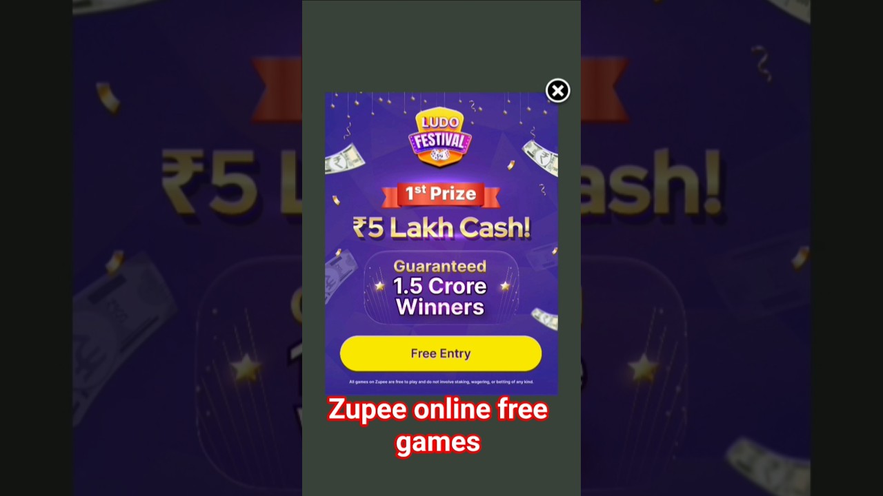 Zupee Ludo || zupee Ludo online free games || first prize 5 lakh
