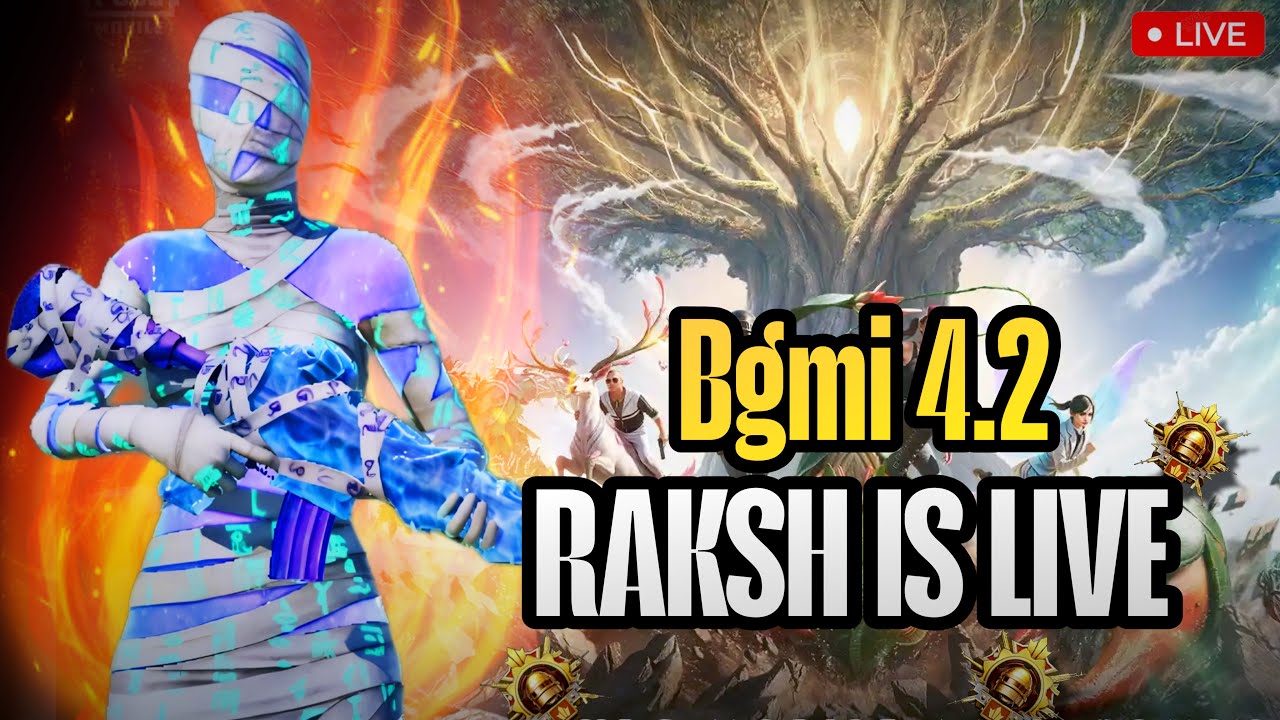 Raksh is live bgmi 4.2 | raksh is live #livestream #youtube