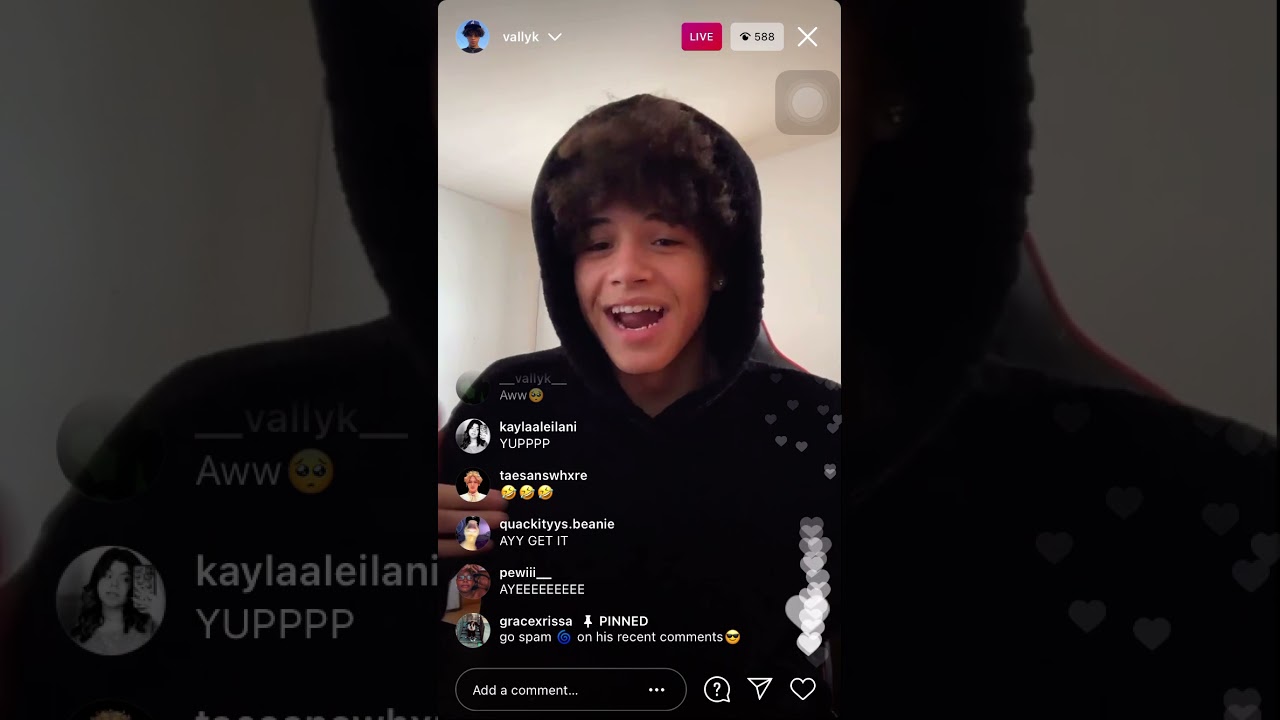 vallyk pena instagram live
