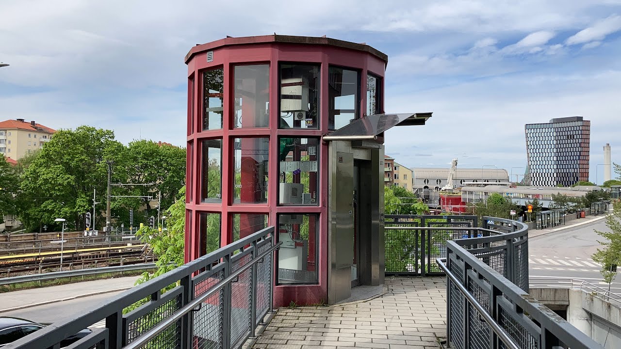 2011 KONE MonoSpace MRL Traction Elevator @ Arenavägen 11, Stockholm, Sweden.