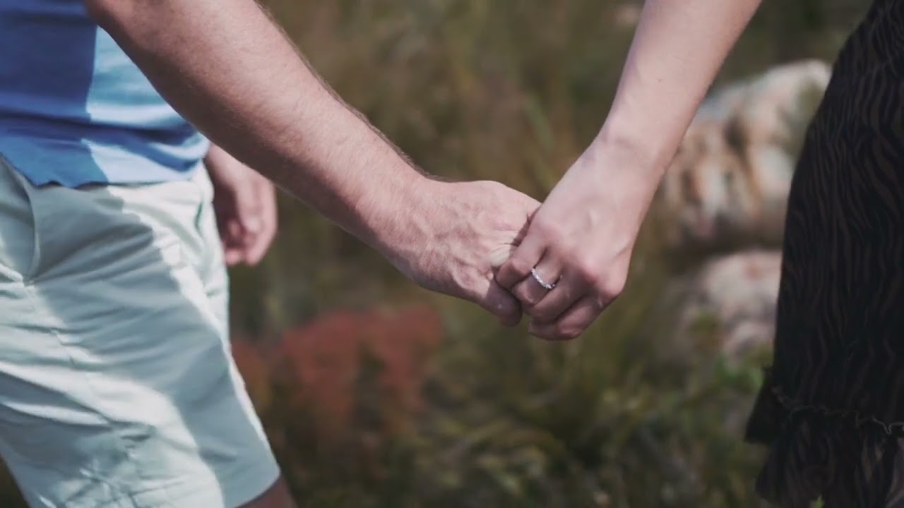 Couple Holding Hands || No copyright stock video