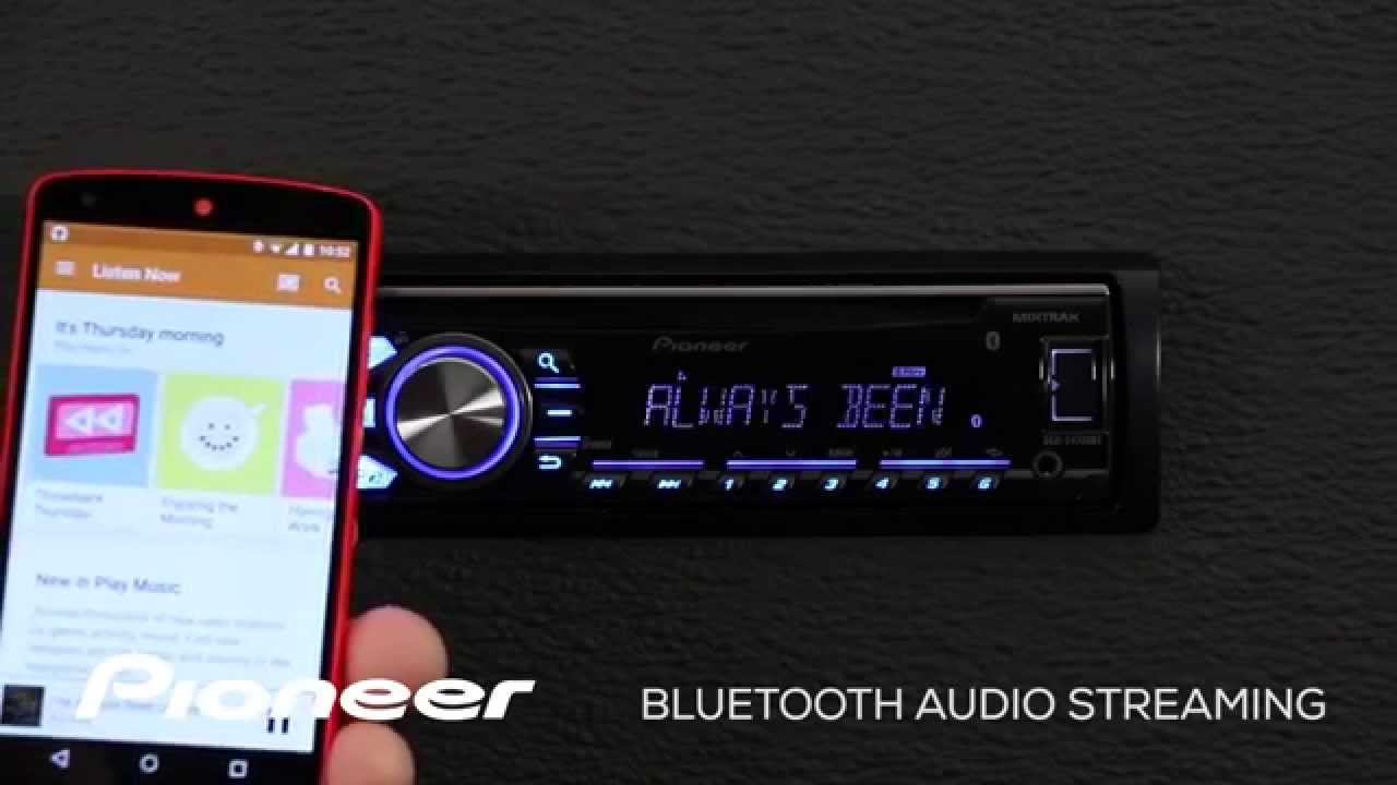 How To - DEH-X4700BT - Bluetooth Audio Streaming