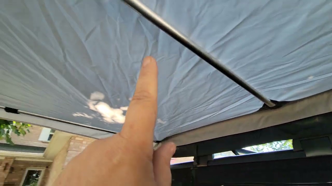 Rooftop Batwing Awning from Princess Auto review