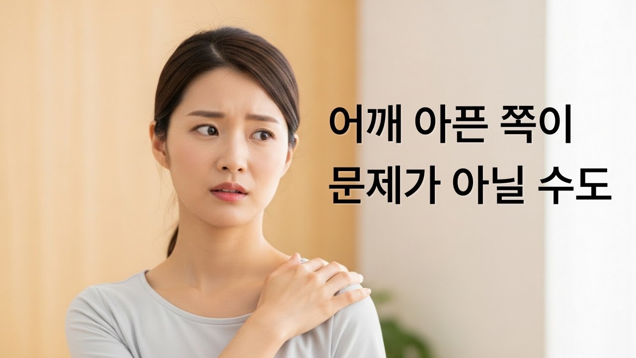 한쪽 어깨만 아픈 이유, 어깨가 아니라 ‘여기’에서 시작됩니다