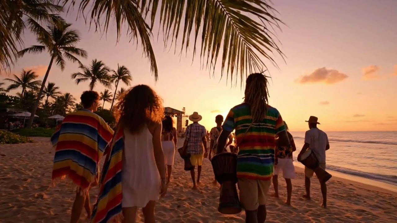 Roots Reggae Vibes! 🔥 Bob Marley & Friends Island Chill Mix 🏝️☀️🎶