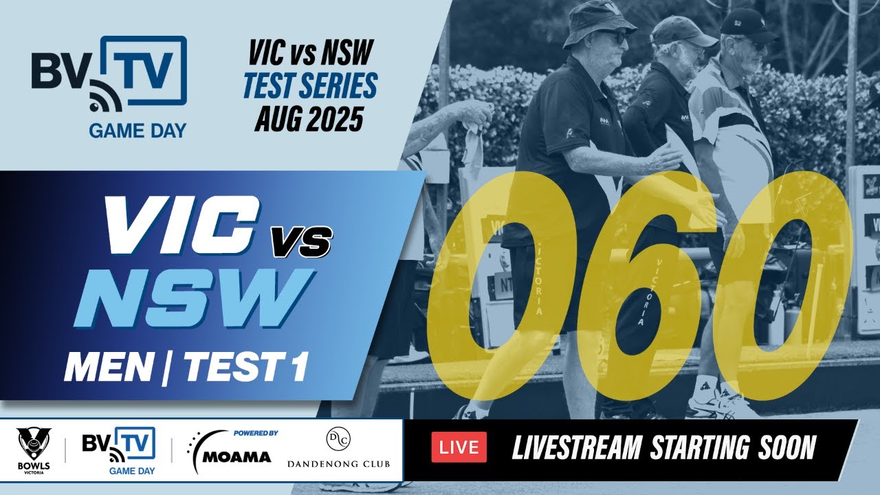 2025 O60 Test Series VIC v NSW | Men’s Test 1