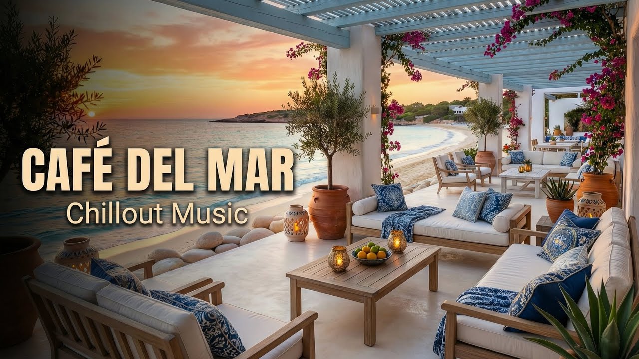 Beach & Lounge Chillout | Lounge Grooves for Stress Relief & Relax | Sunset Café Terrace Mix 2026 🌅