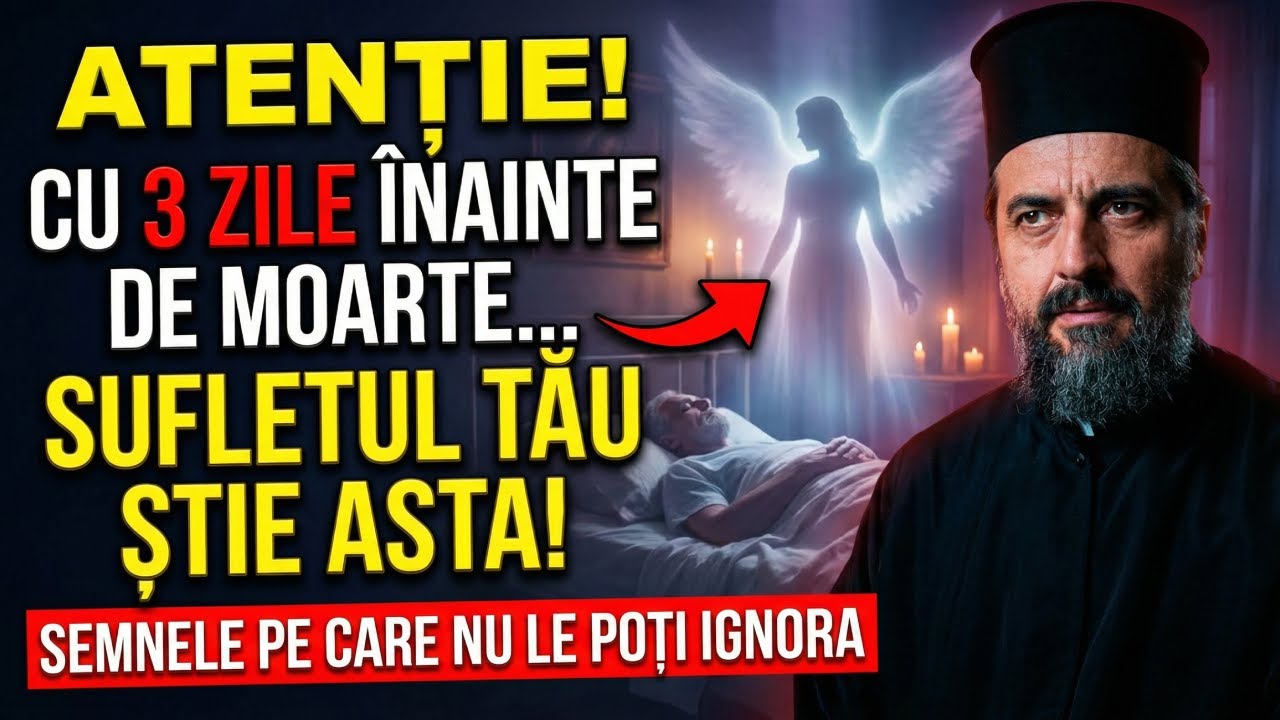 Cum își ia sufletul rămas bun de la trup cu trei zile înainte de moarte