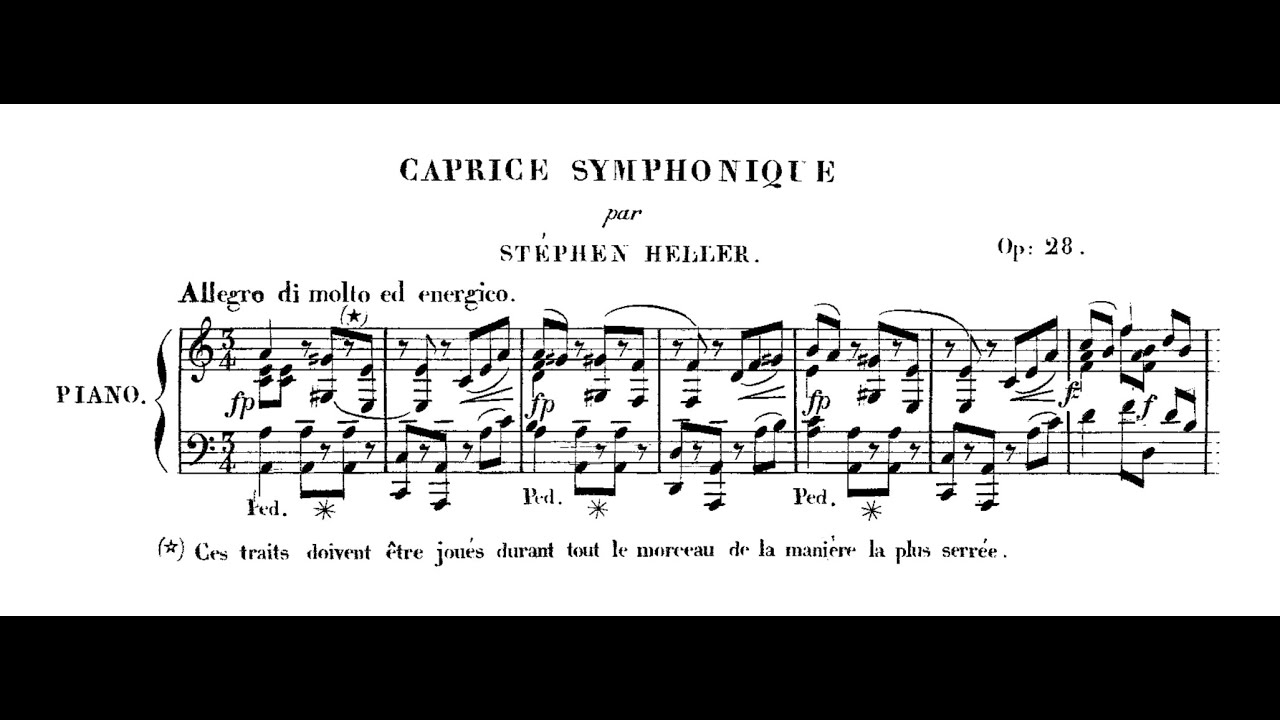 Stephen Heller - Caprice symphonique, Op. 28