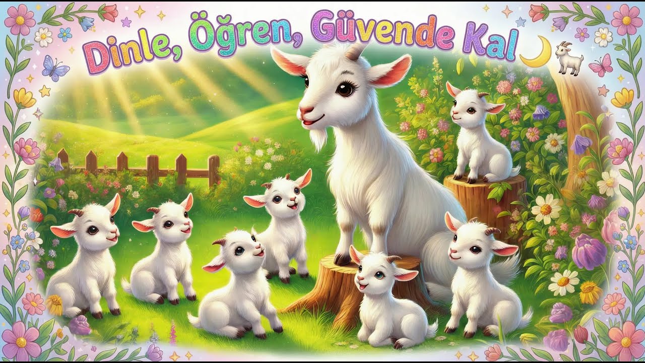 Anne Keçi Uyardı… Ama Sonra Ne Oldu? 🐐 | Çocuklar İçin Masal