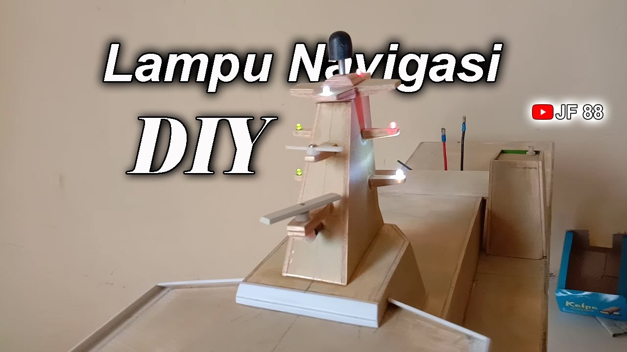 Memasang Lampu Navigasi RC Kapal Maritim Malaysia