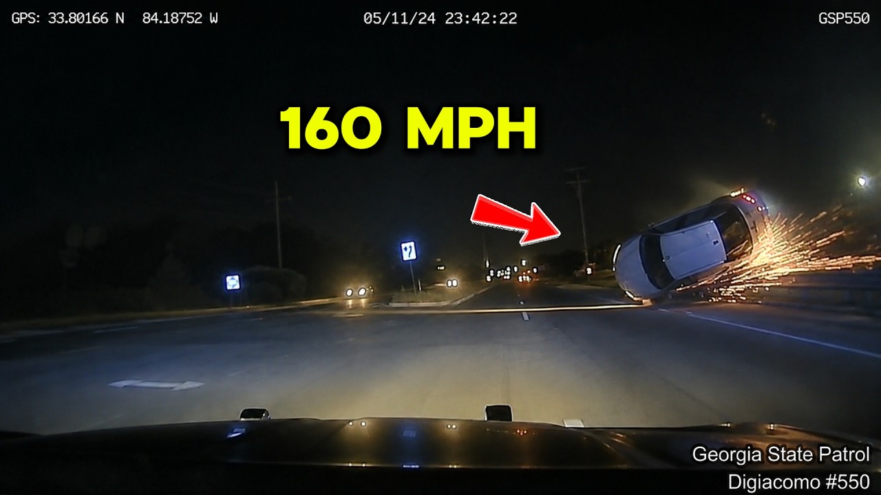 Most Dangerous High Speed Police Chases Caught on Dashcam &mdash; That Feel Like an Action Movie #38