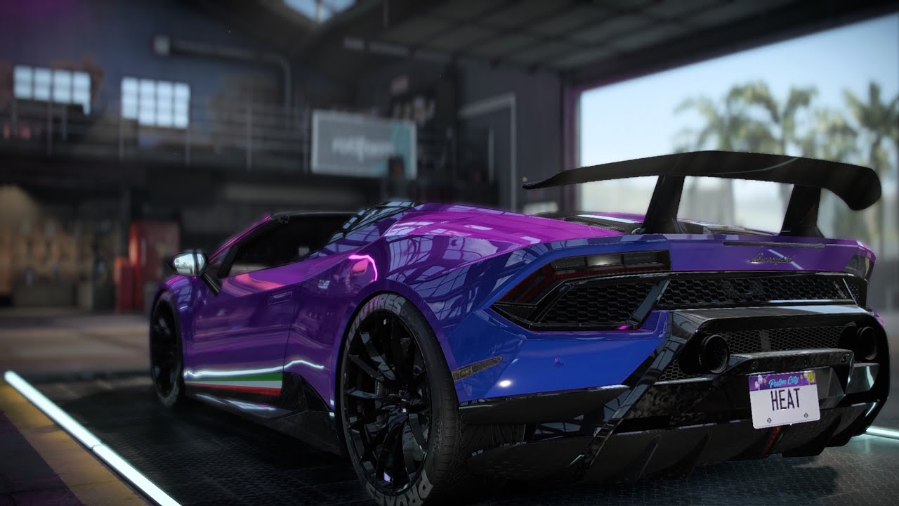 Need for Speed Heat (2019) lambo hurican performante roadster build (ps5)