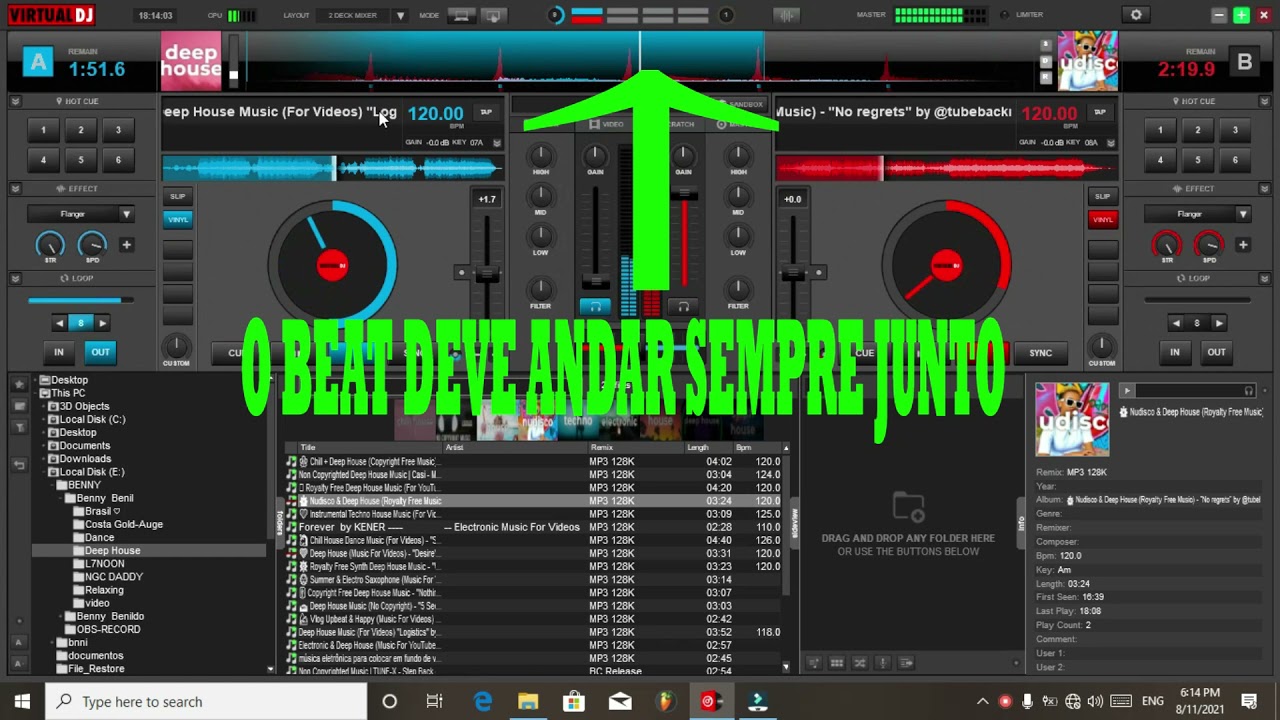 Como Mixar no Virtual Dj (2022) De Forma profissional e simples [Iniciantes]