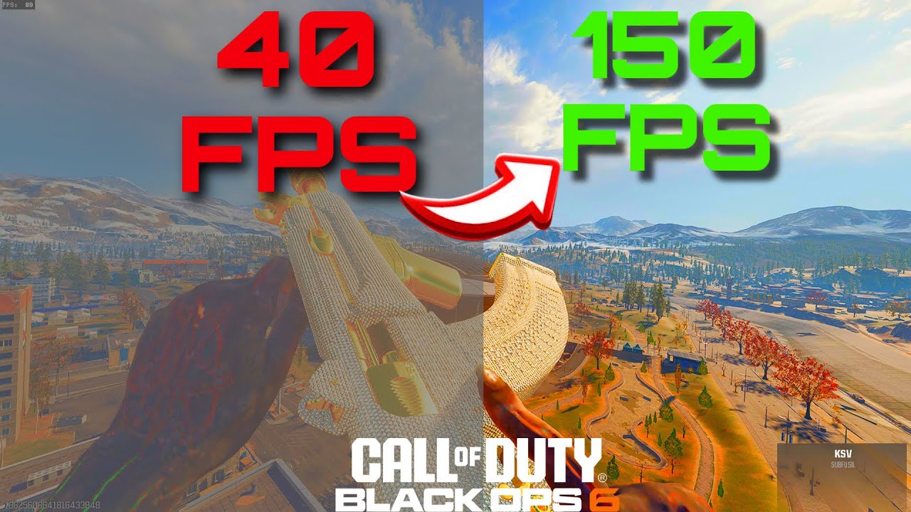 Pasa de 40 a 150 FPS con la mejor optimizaci&oacute;n para warzone black ops 6 temporada 3