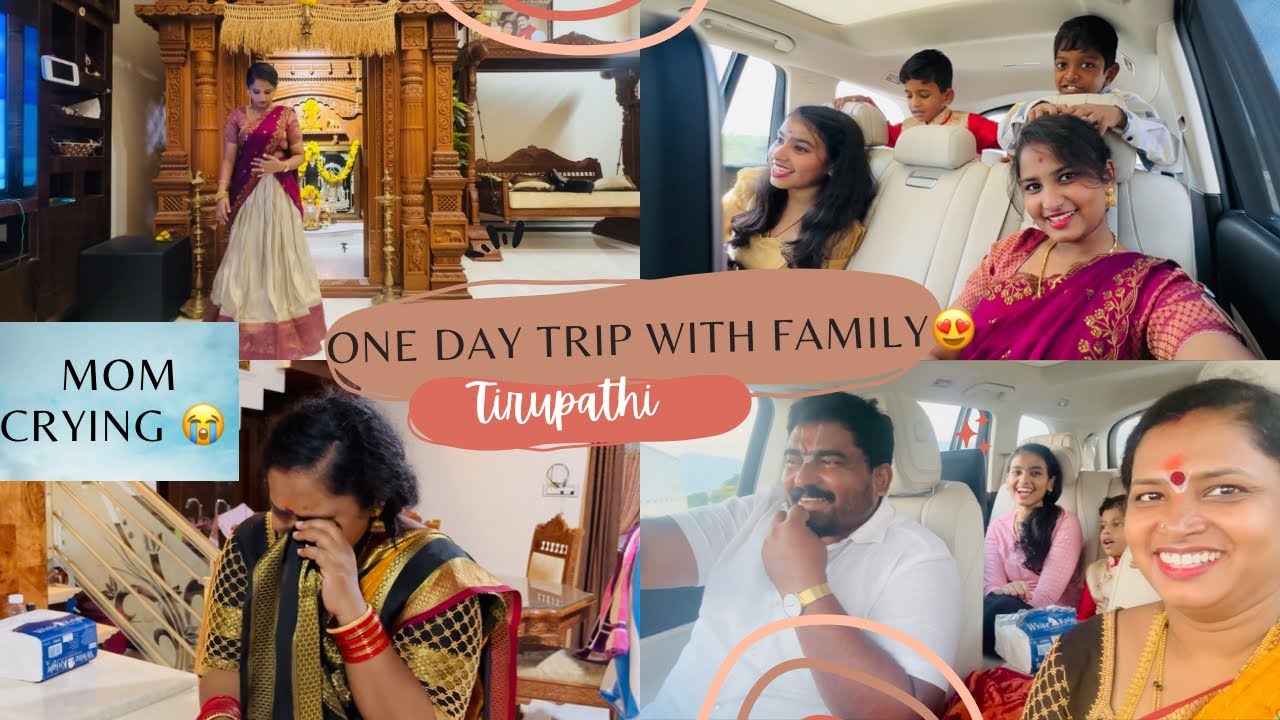Sravana Shanivara at TIRUPATI 🛕||Family Vlog😍||SPURTHI VLOGS||