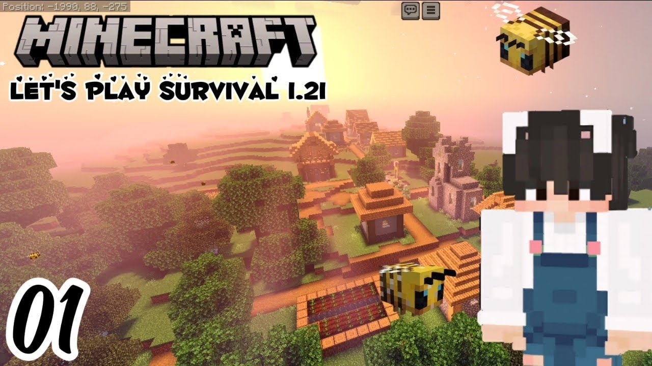 Tagalog | A New Beginning To Explore! | Minecraft Let's Play 1.21 : Episode 1 🐝