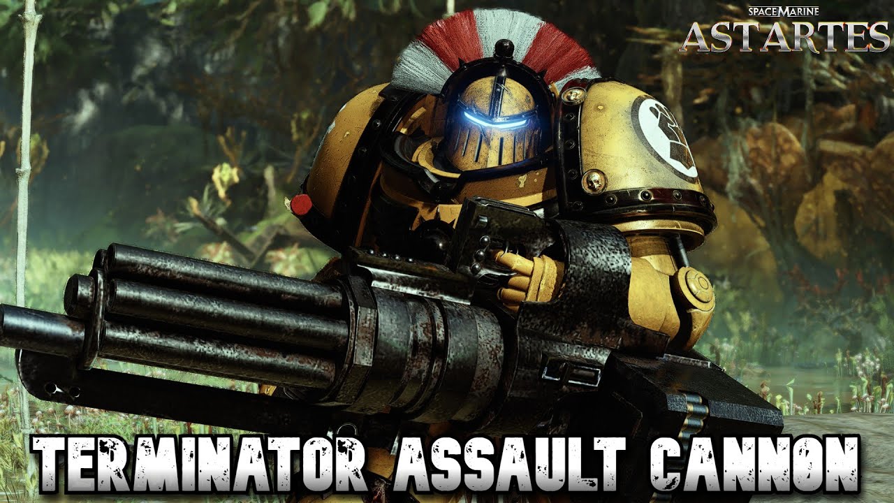 Terminator with Assault Cannon Gameplay!! - Warhammer 40K: Space Marine 2 - Astartes Mod