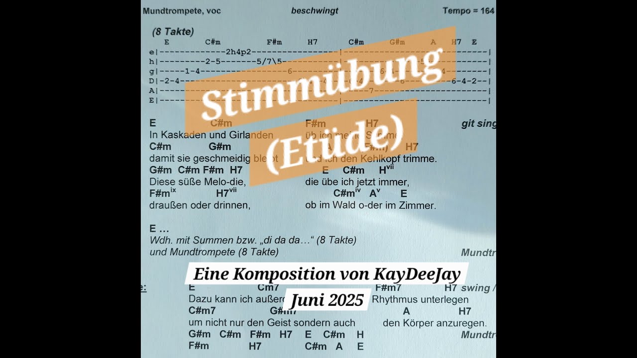Stimmübung (Etüde)