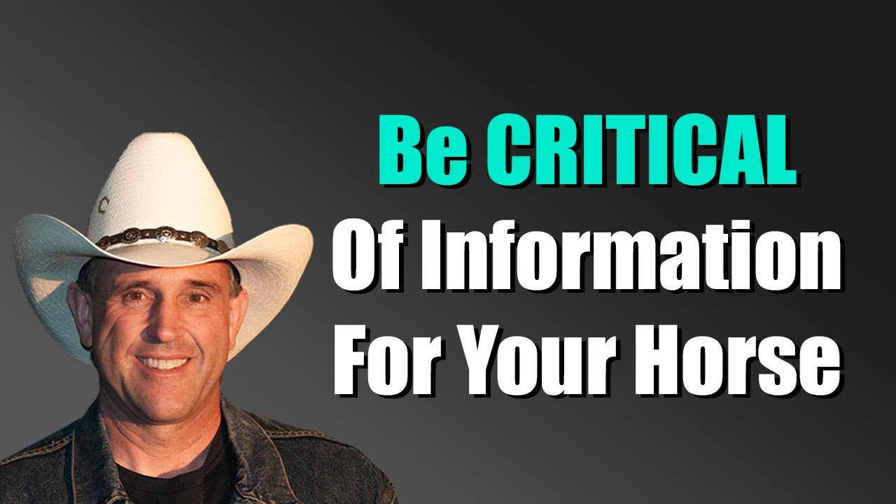 How To Be Critical Of Information, An Equine Magazine Review by Geoff Tucker, DVM.