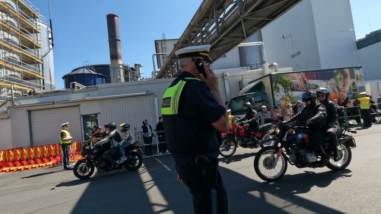 22. Motorrad Sternfahrt Kulmbach 2025 ganzer Motorradkorso