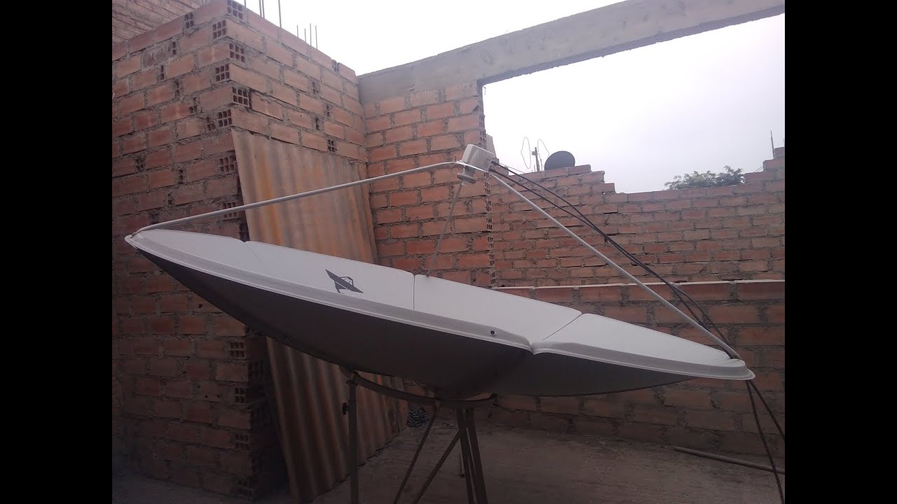 Star One 70W LNB Focal Point KU parabólica 180 cm consiguió mas canales brasileros en Lima Perú.