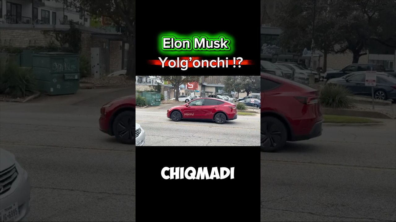 TESLADAN O’ZI YURAR TAXI !? 