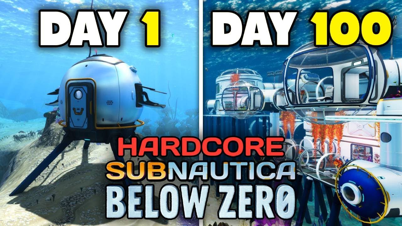 I Spent 100 Days In Hardcore Subnautica Below Zero