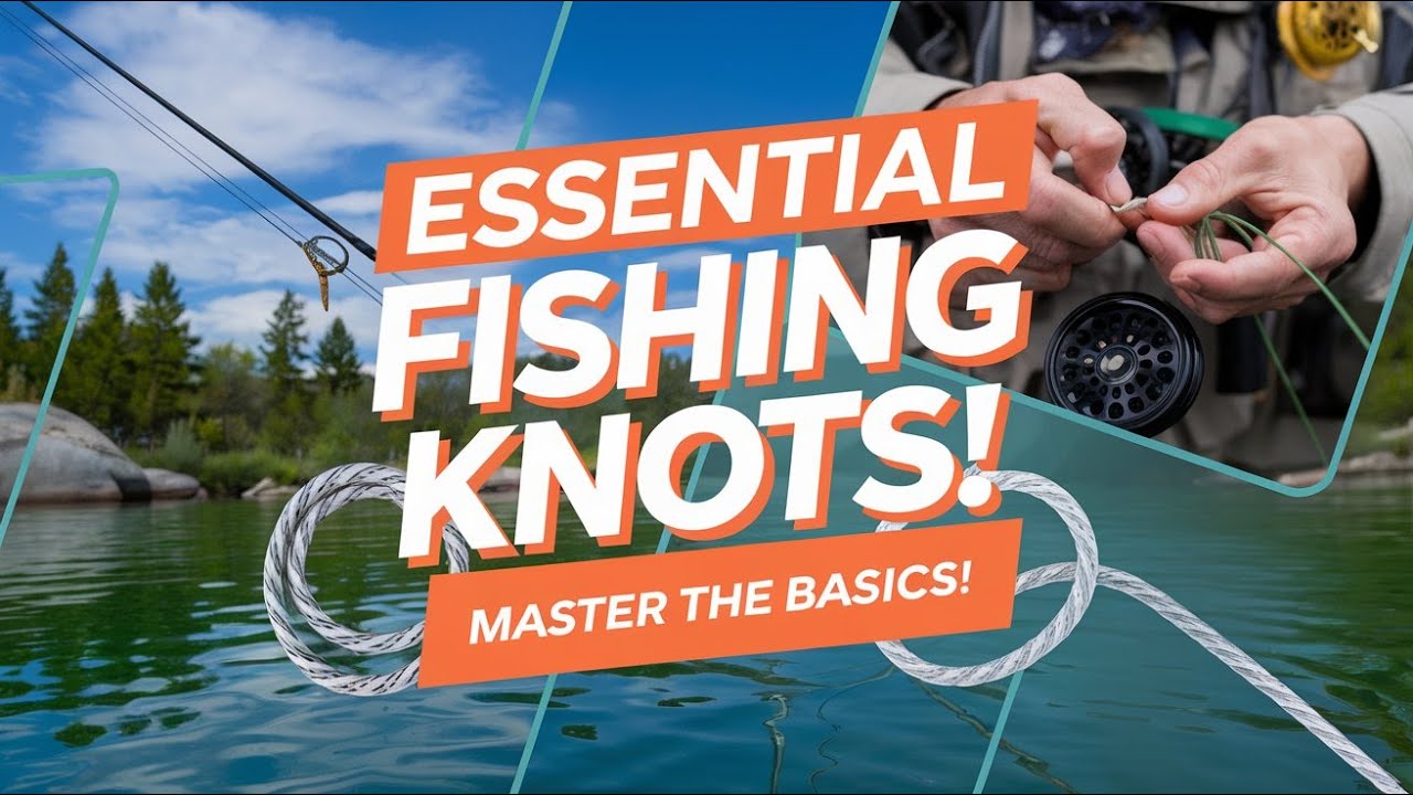 ✅Master the Basics! Essential Fishing Knots Every Angler Should Know 🎣