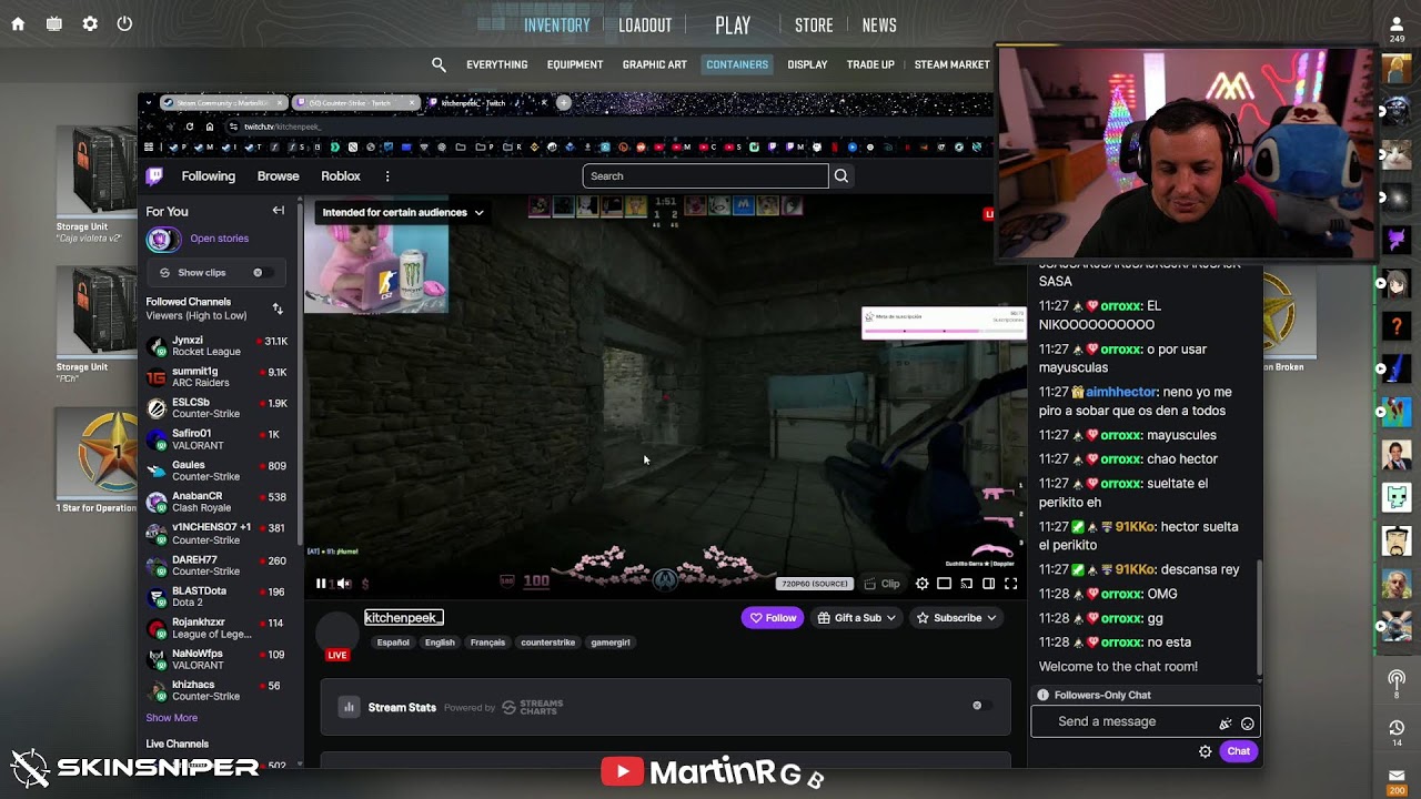 SKINS, MÁS SKINS Y SORTEOS