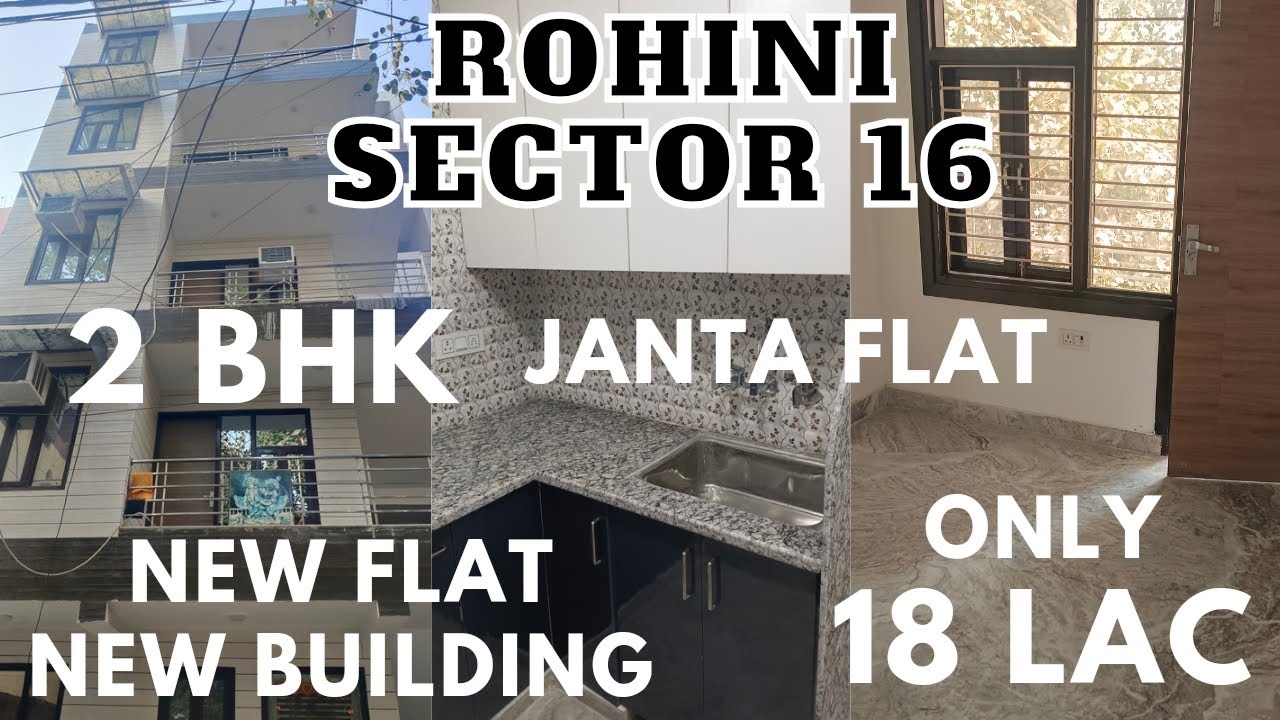 2Bhk janta flat in Rohini sector 16 Top floor. must watch this video.