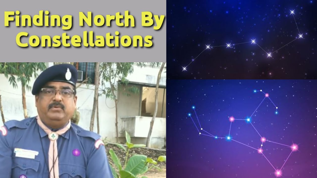 Finding North by Constellations
